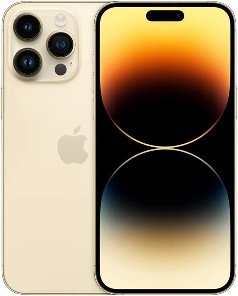 Apple iPhone 14 Pro Max, 512GB, Gold - Unlocked (Renewed)