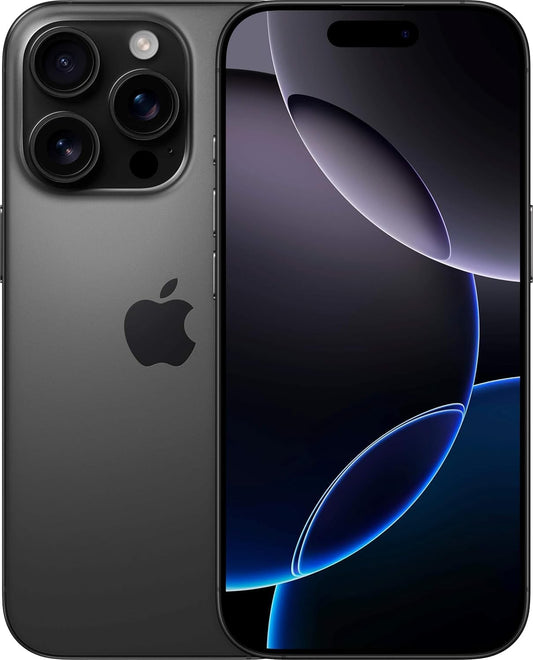 Apple iPhone 16 Pro Max, US Version, 512GB, Black Titanium - Unlocked (Renewed)