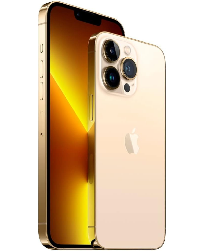 Apple iPhone 13 Pro Max, 512GB, Gold - Unlocked (Renewed)